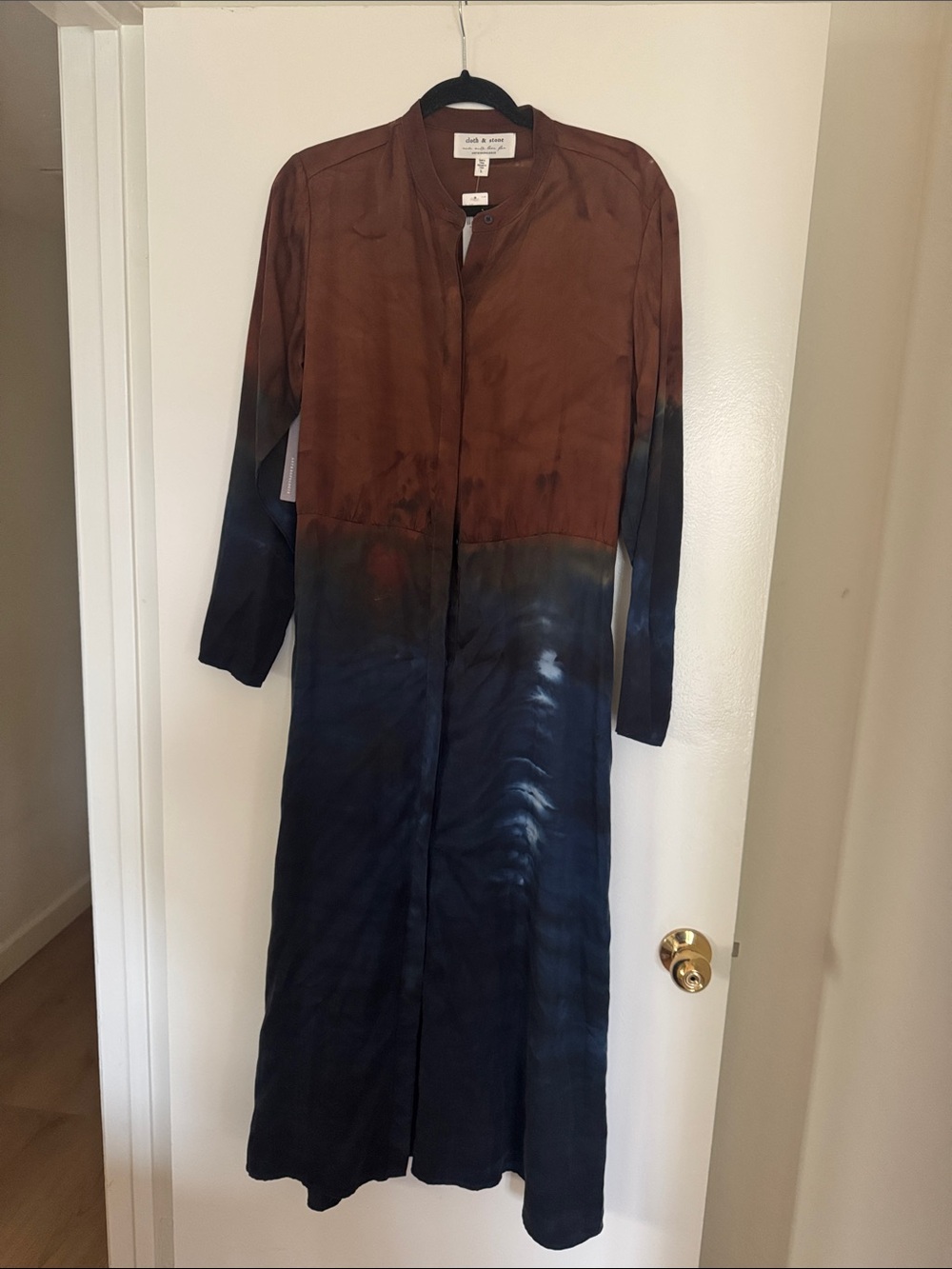 Cloth & Stone Anthropologie long dress Tencel NWT
